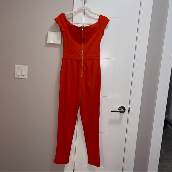Red (orange) Jumpsuit - Picture 2 of 5